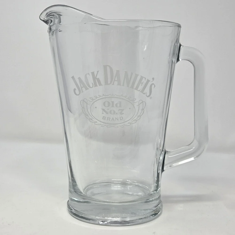 Jack Daniels Pitcher Old No.7 Brand Tennessee Whiskey Jack Daniels Glass Clear‎
